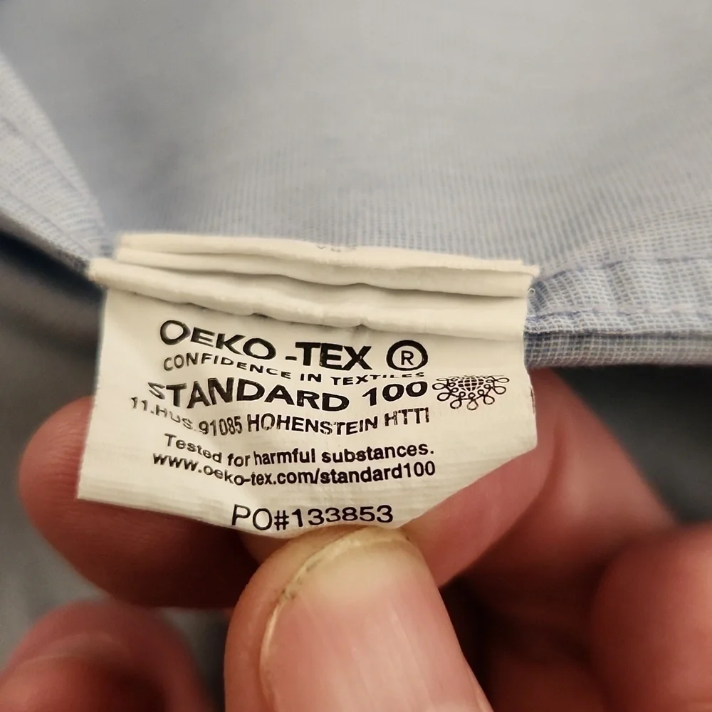 3/$20 Kenneth Cole Reaction Light Blue Button-Up Shirt - Picture 9 of 9